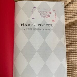First edition, Harry Potter book 7, The Deathly Hallows with rare error, 2007.